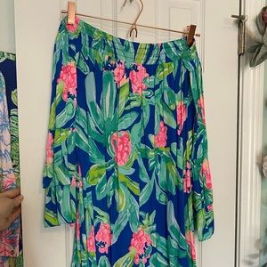 Lilly Pulitzer off shoulder dress size L